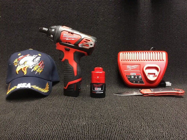 MILWAUKEE M12 CORDLESS SCREWDRIVER BRAND NEW, FREE EXTRAS, FAST SHIP