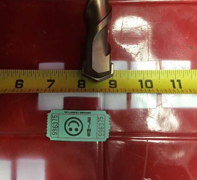 HILTI BIT SDS PLUS 1" X 12-1/2" PREOWNED