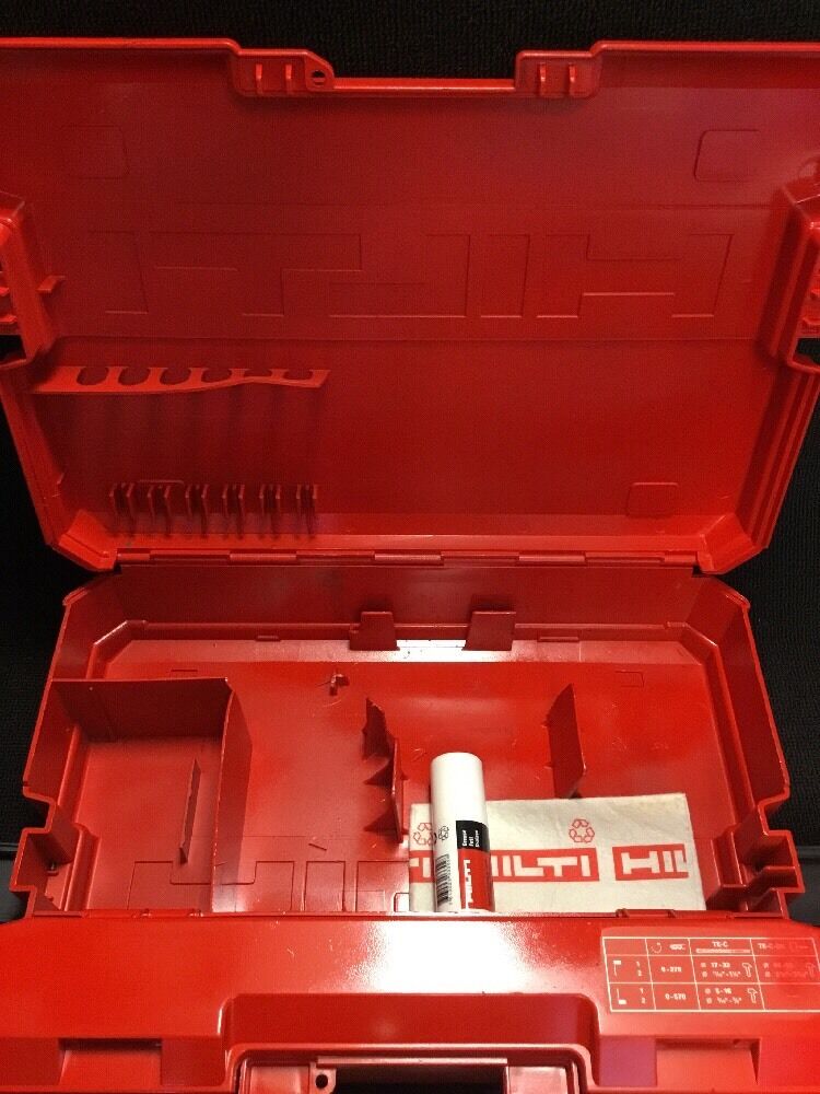 HILTI TE 24 ORIGINAL CASE,  PREOWNED, (ONLY CASE), FREE GREASE