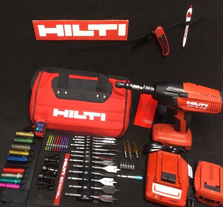 HILTI SID 8-A18 CORDLESS DRIVER, NEW, FREE SMART WATCH, COMPLETE SET