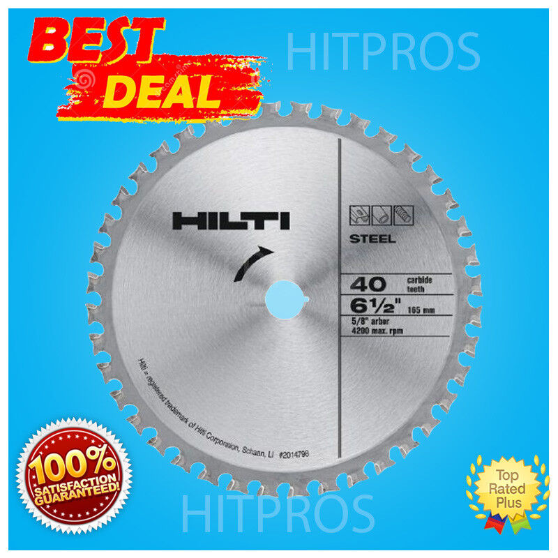 HILTI SC-C MU 6-1/2" Diameter 5/8" ARBOR BLADE FOR FERROUS METALS