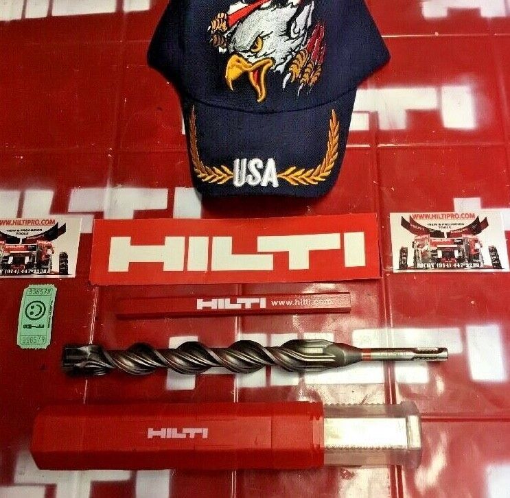 HILTI SDS PLUS 1" X 10" TE-CX, FREE HAT, PENCIL, BRAND NEW