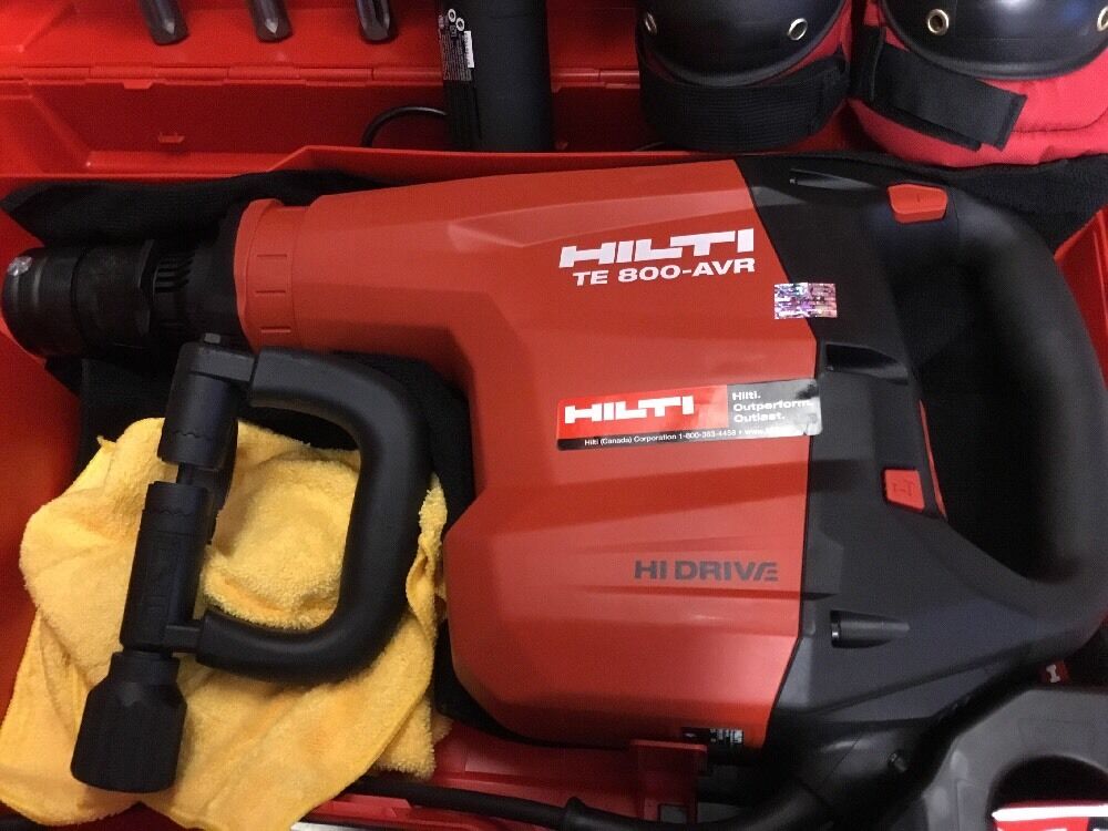 HILTI TE 800 AVR, NEW, FREE GRINDER, CHISELS, A LOT OF EXTRA ITEMS, FAST SHIP