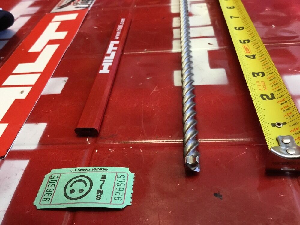 HILTI SDS PLUS 3/8" X 12" TE-CX, FREE EXTRAS, BRAND NEW