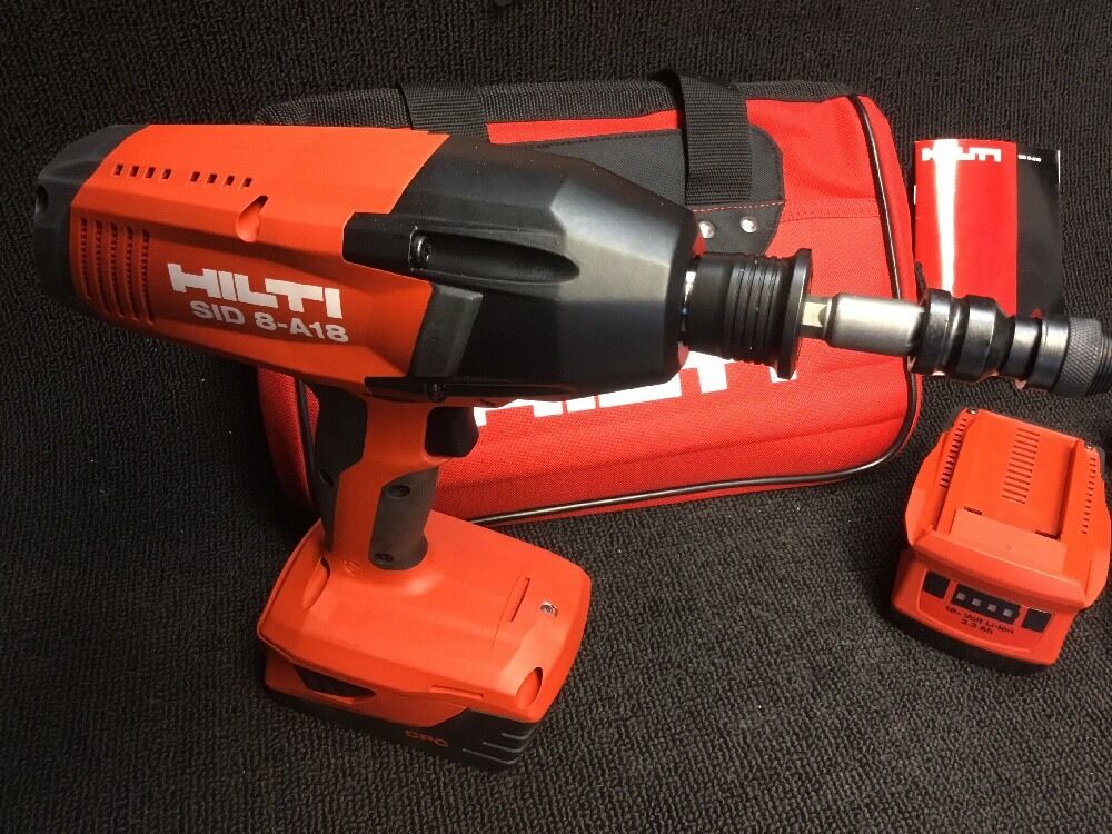 HILTI SID 8-A18 CORDLESS DRIVER, NEW, FREE BITS, 2 BATTERIES, COMPLETE,