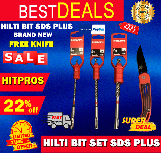 HILTI BIT SET SDS PLUS BRAND NEW