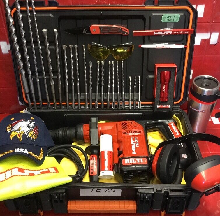 HILTI TE 25, GREAT CONDITION, PREOWNED, FREE EXTRAS