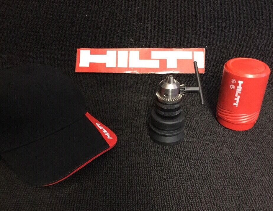 HILTI KEY CHUCK 1/2" 70640/8, GREAT CONDITION, FREE HILTI HAT