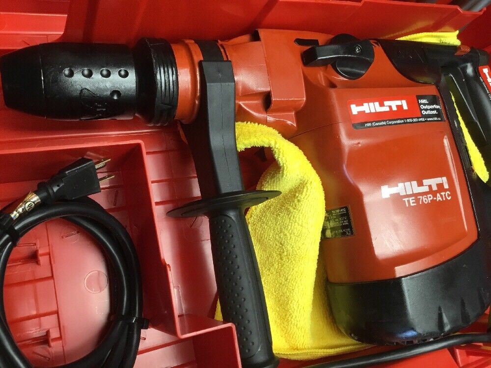 HILTI TE 76-ATC PREOWNED, FREE SET OF KNIFE, BITS, A LOT OF EXTRAS, FAST SHIP