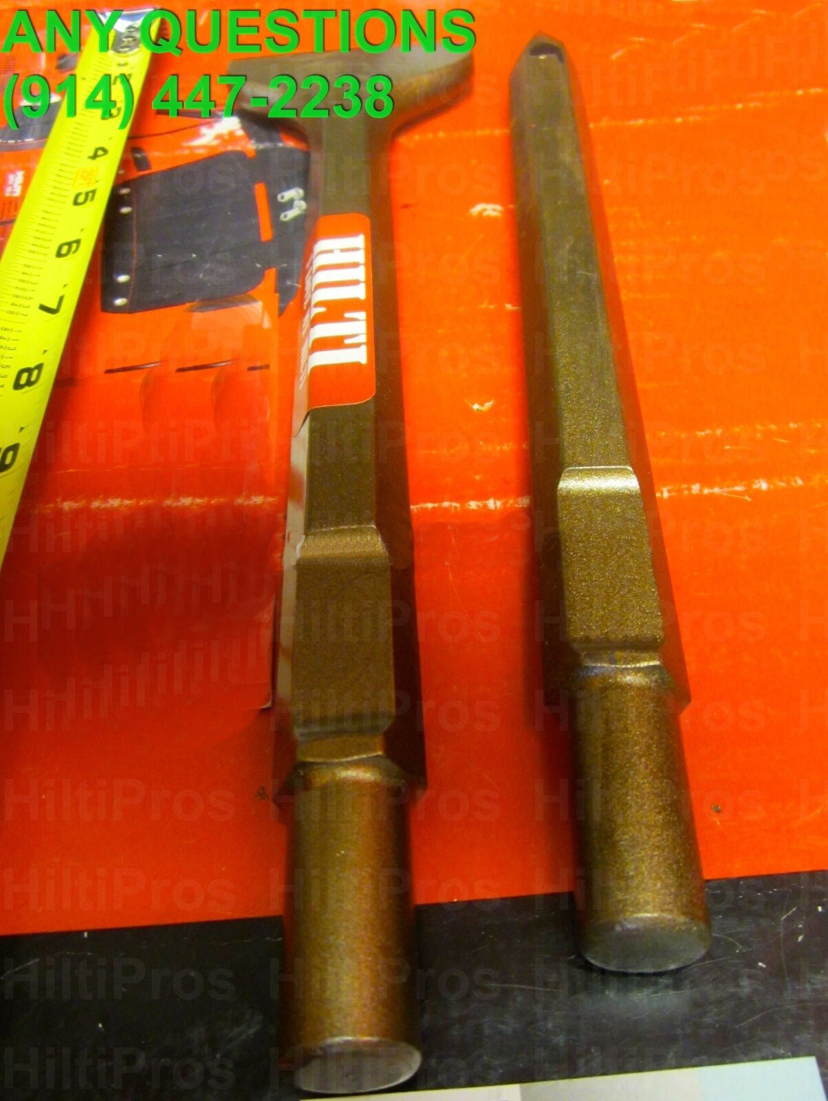 HILTI TE-H WIDE/POINTED CHISEL 12" x 3" x 11", FREE KNIFE, L@@K, FAST SHIPPING