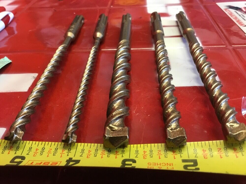 HILTI DRILL BIT 1/2", 3/8", 1/4" SDS PLUS, SET OF 5