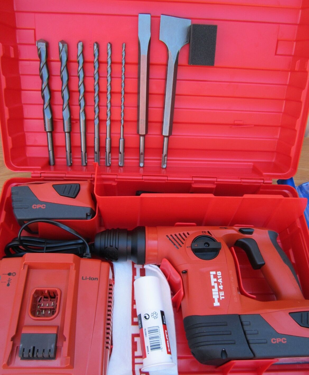 Hilti TE 4-A18 CPC Cordless Drill, BRAND NEW, FREE GRINDER, KNIFE