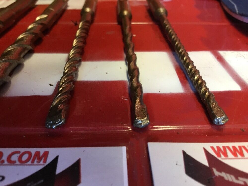 HILTI DRILL BIT 1/2", 1/4", 3/8" SDS PLUS, SET OF 5