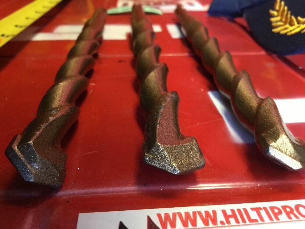 HILTI DRILL SDS PLUS 5/8" X 8-1/2" SET OF 3