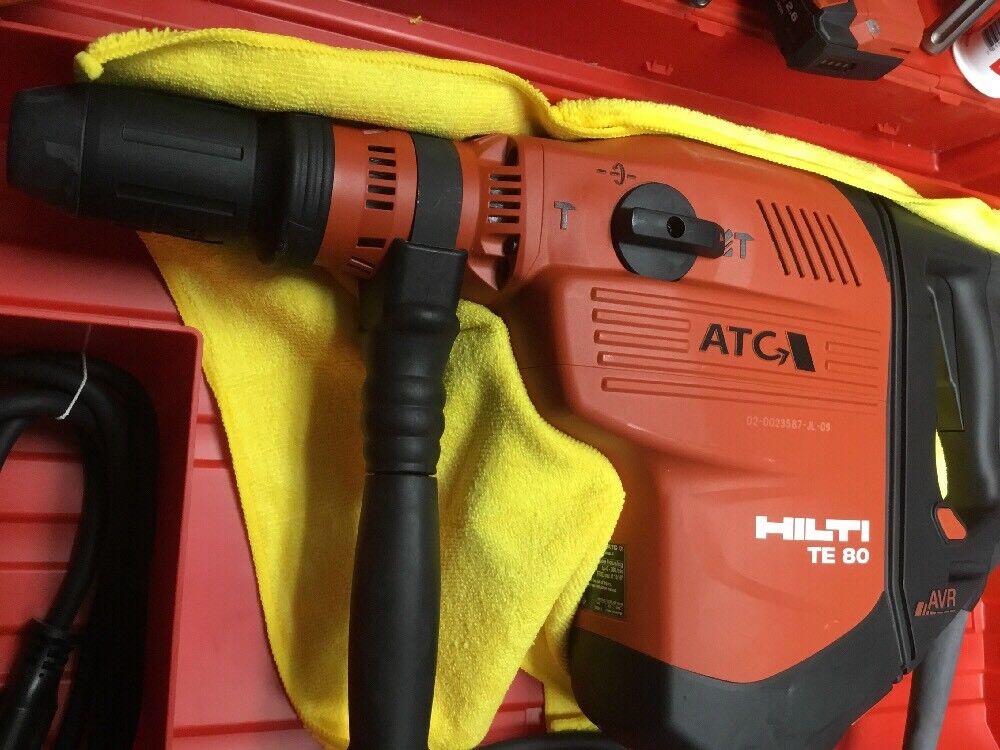 HILTI TE 80 ATC AVR, NEW, FREE SID 2-A DRIVER, BITS, CHISELS, EXTRAS, FAST SHIP