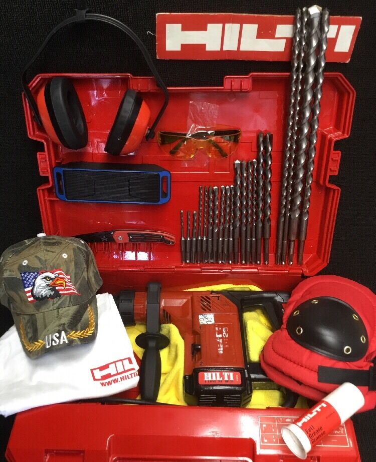 HILTI TE 25 DRILL, PREOWNED, FREE BLUETOOTH SPEAKER, DRILL & EXTRAS