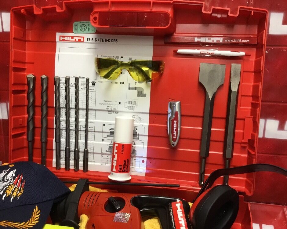 HILTI TE 6-C, PREOWNED, FREE EXTRAS