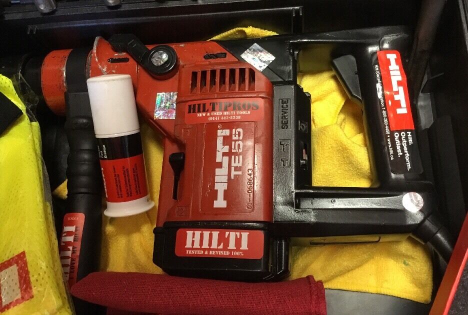 HILTI TE 55, L@@K, GOOD CONDITION, FREE BITS AND CHISELS, FAST SHIPPING