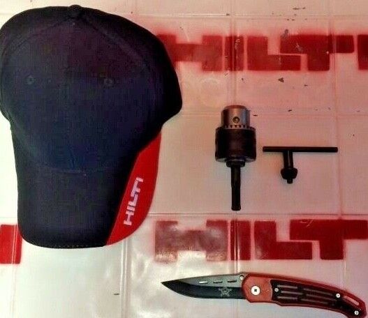 HILTI DRILL CHUCK 1/2" 20-DRILL CHUCK & KEY ADAPTOR, BRAND NEW