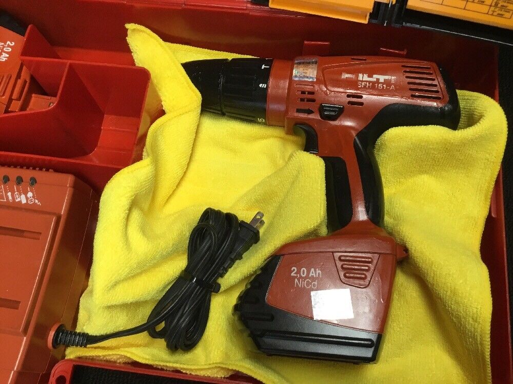 HILTI SF 151-A CORDLESS DRILL, PREOWNED, FREE BITS, HILTI SID 2-A,