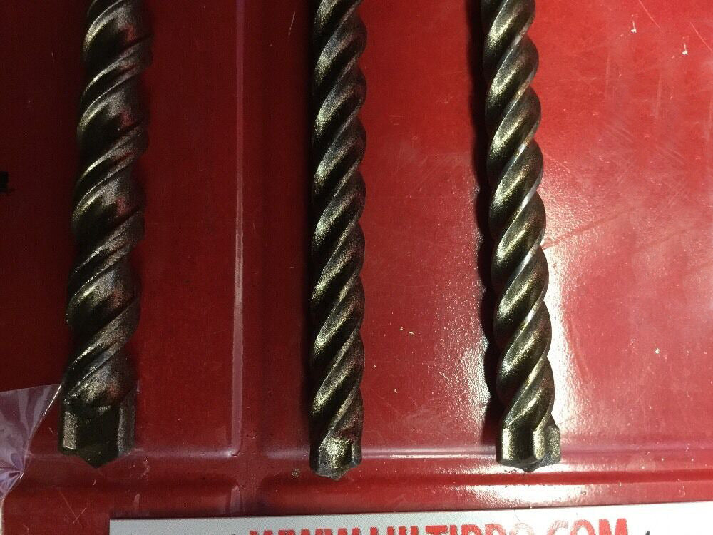 HILTI TE-CX 3/8", 5/16" SDS PLUS, L@@K, SET OF 3, PREOWNED, FREE HAT, FAST SHIP