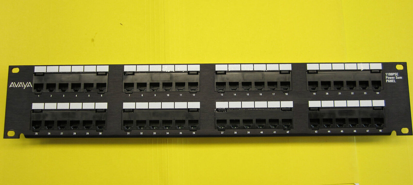 Avaya Lucent 1100PSE Power Sum Panel 48-port Used