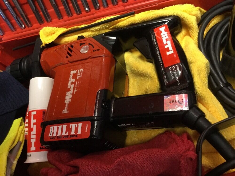 HILTI TE 15 HAMMER DRILL,PREOWNED, FREE HILTI THERMO