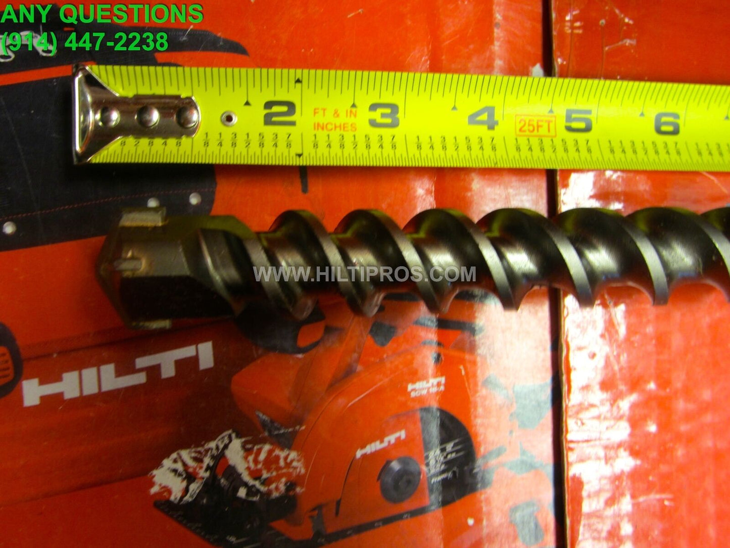 HILTI TE-CX, SPLINE DRIVE 1" X 23", BRAND NEW, FREE HILTI HAT & KNIFE, FAST SHIP