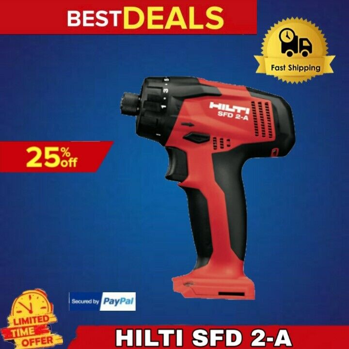 HILTI 12V SET, 5 TOOLS: SID 2-A, SFD 2-A, SF 2-A, SL 2-A, SR 2-A, COMPLETE