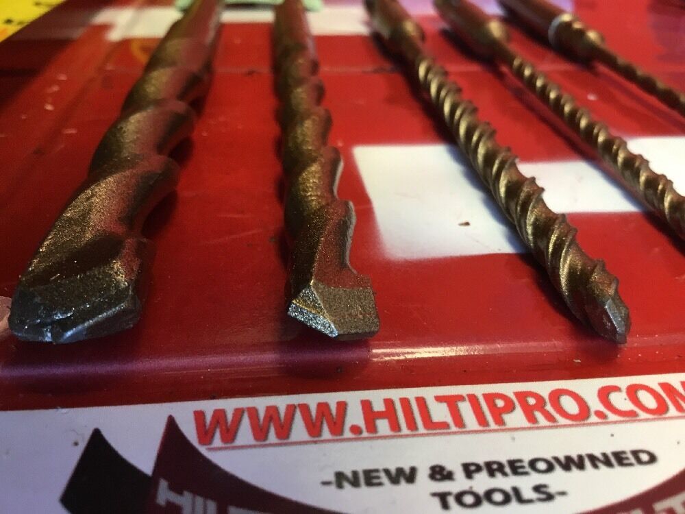 HILTI DRILL BIT 1/2", 1/4", 3/8" SDS PLUS,set of 5