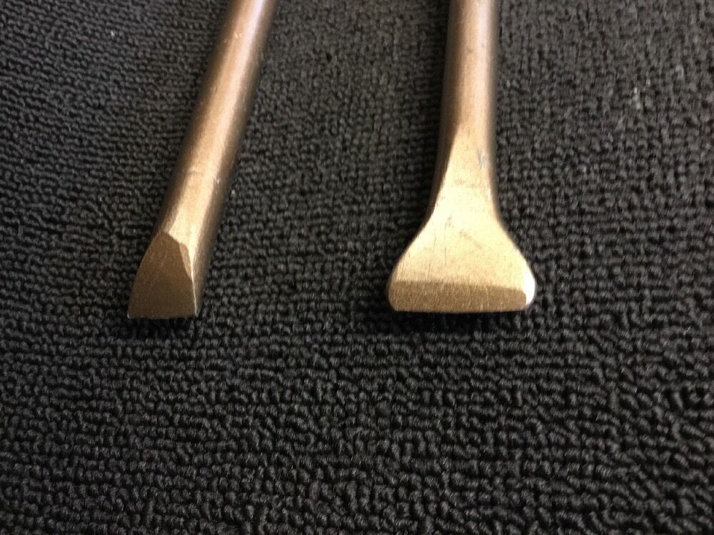 HILTI CHISEL SDS MAX FLAT (1-3/8" X 11") & (3/4" X 10") PREOWNED