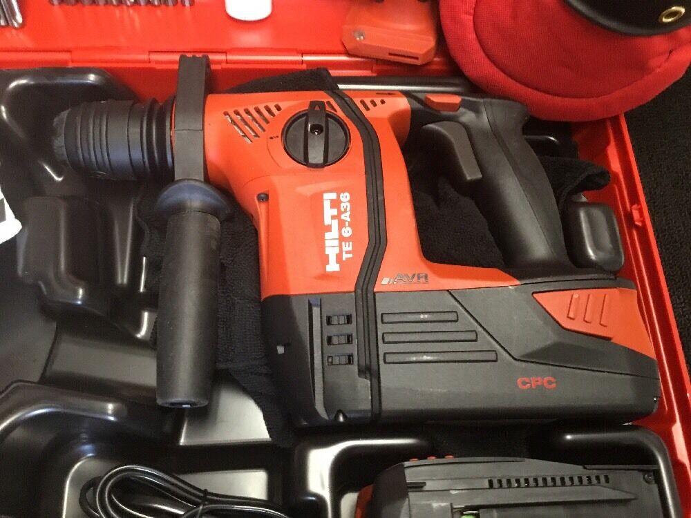 HILTI TE 6 A-36 HAMMER DRILL, NEW, FREE SID 2-A, BITS, A LOT EXTRAS, FAST SHIP