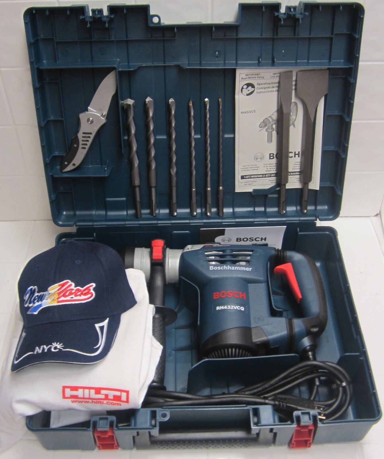 BOSCH, HILTI, MILWAUKEE HAMMERDRILL