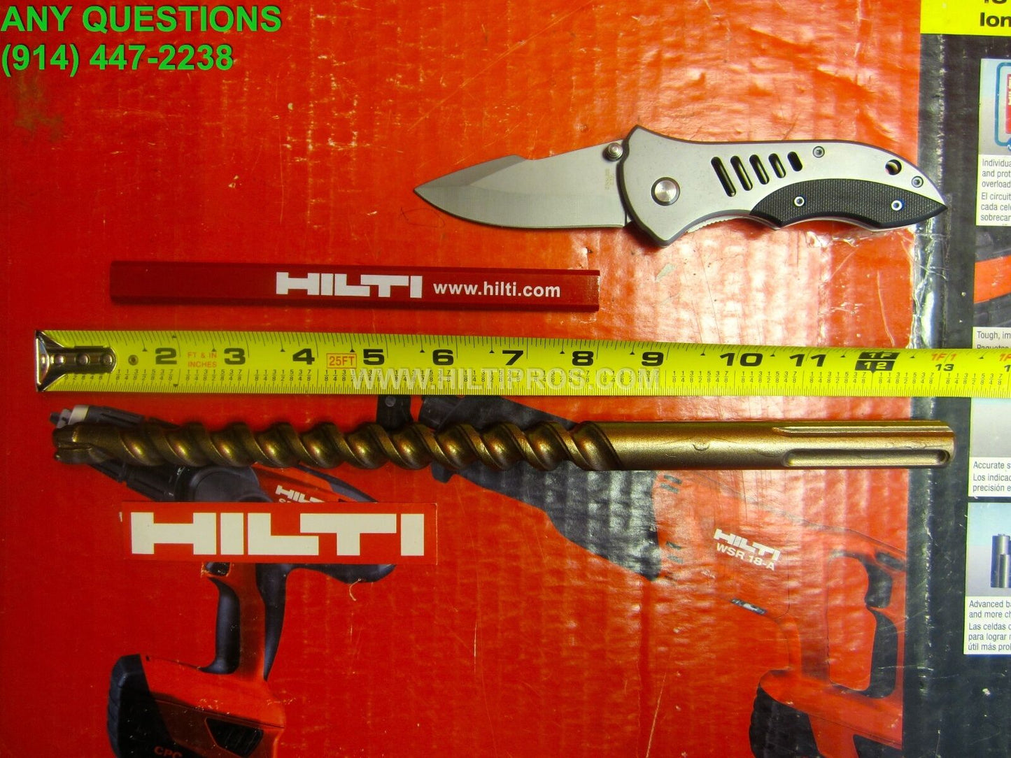 HILTI TE-YX 3/4" x 13", SDS PLUS, PREOWNED, HEAVY DUTY, FAST SHIP