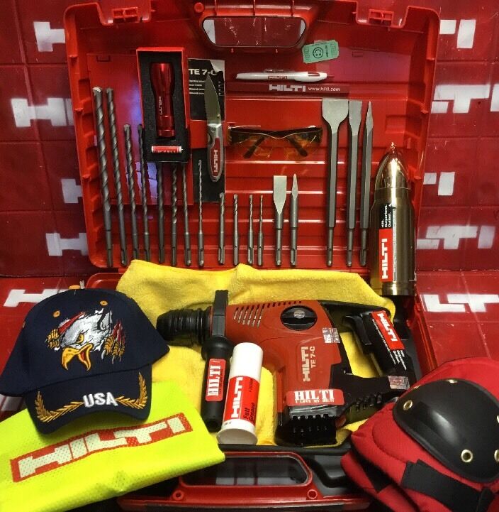 HILTI TE 7-C HAMMER DRILL,PREOWNED, FREE HILTI THERMO