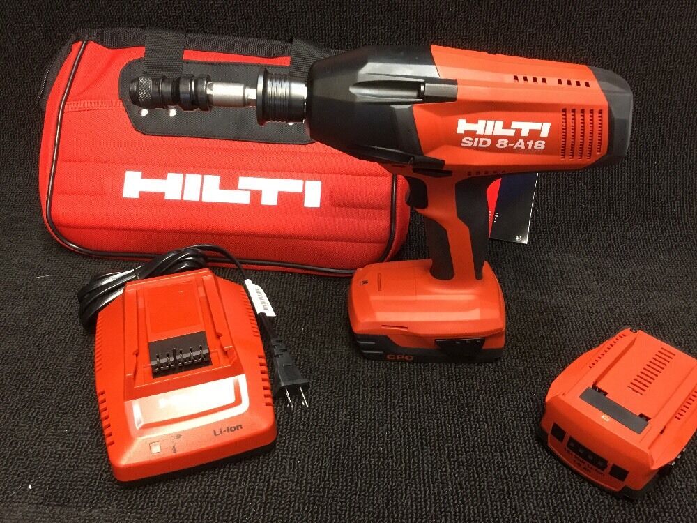 HILTI SID 8-A18 CORDLESS DRIVER, NEW, FREE SMART WATCH, COMPLETE SET