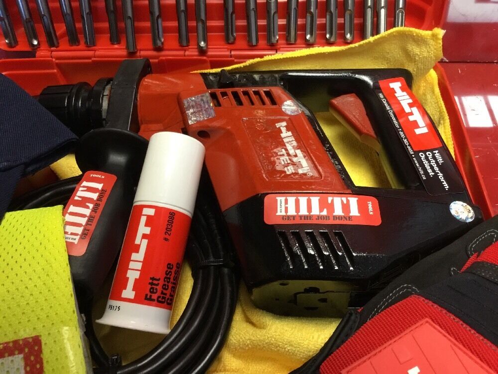 HILTI TE 5 HAMMER DRILL, FREE EXTRAS, LOADED BITS, STRONG