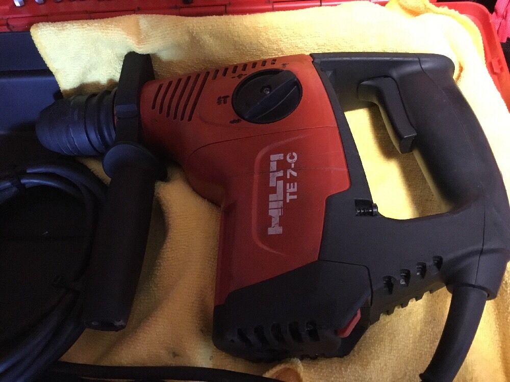 HILTI TE 7-C, PREOWNED, ORIGINAL, FREE BITS,  EXTRAS