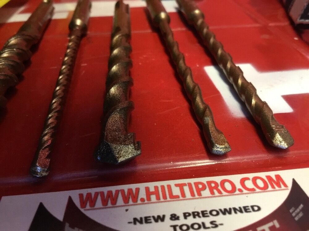 HILTI DRILL BIT 1/4", 1/2" SDS PLUS, STRONG, SET OF 5