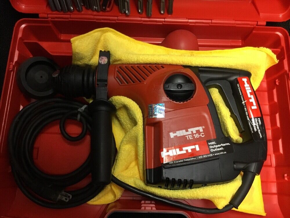 HILTI TE 16-C, PREOWNED, FREE MUG, BITS, T-SHIRT, MORE,