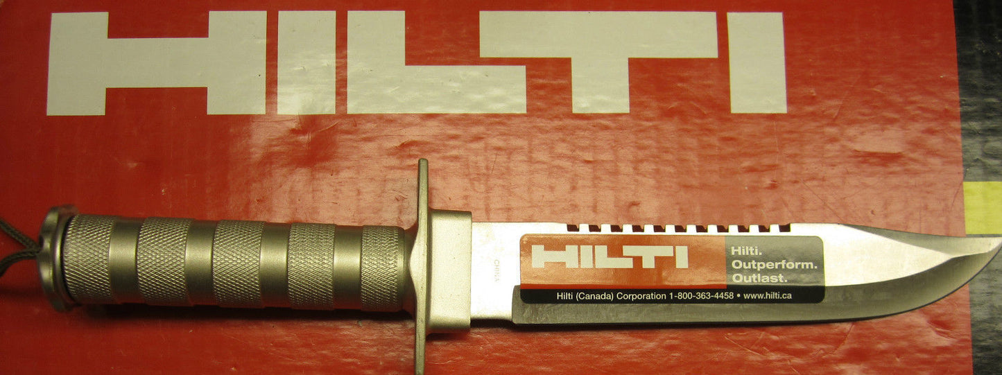 HILTI 8" HUNTING/SURVIVAL KNIFE, BRAND NEW, COME WITH SURVIVAL KIT