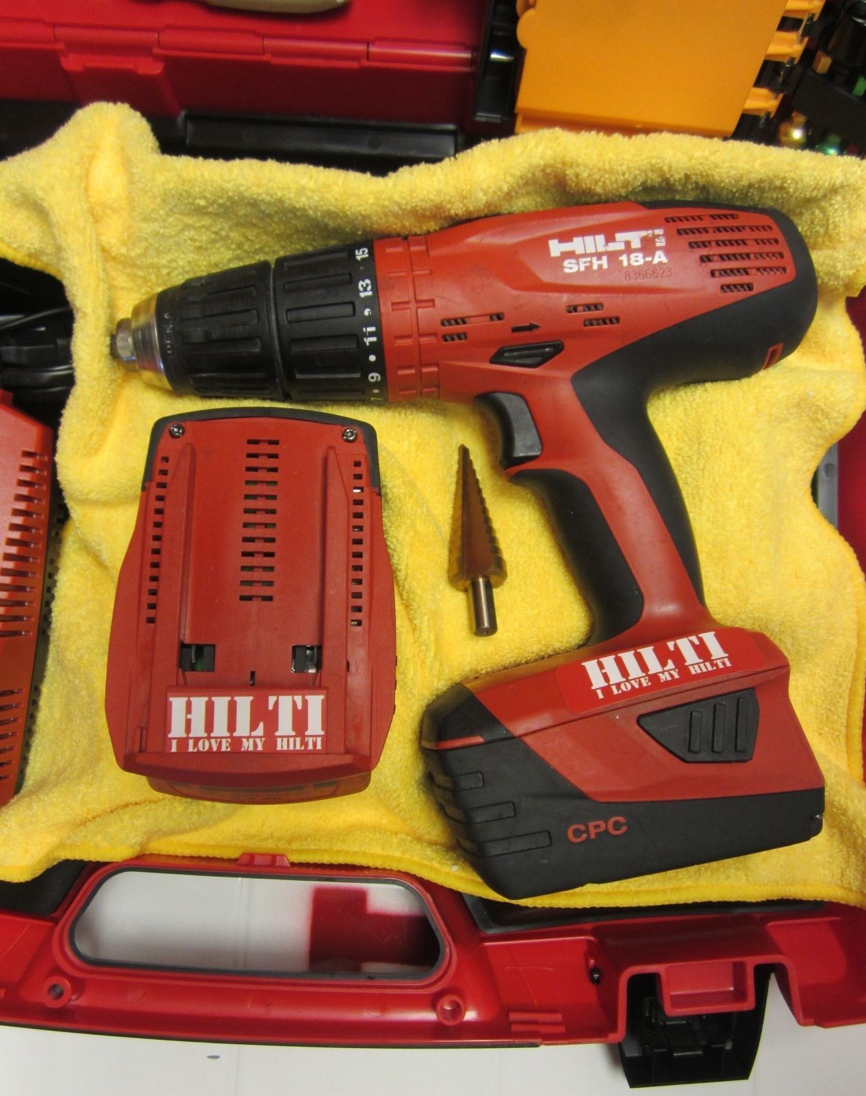 HILTI SFH 18-A DRILL SET WITH FREE EXTRAS, PREOWNED,ORIGINAL