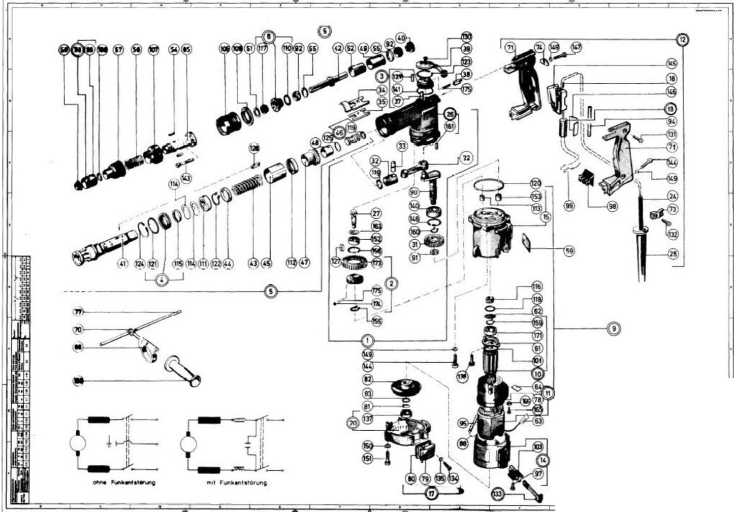 HILTI TE 72 PARTS