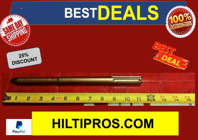 HILTI CHISEL POINTED SDS MAX 11-1/2" PREOWNED