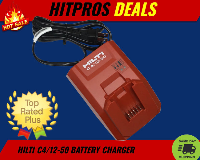 HILTI CHARGER 12V  C 4/12-50 115V , L@@k , ORIGINAL HILTI , SAME DAY SHIP