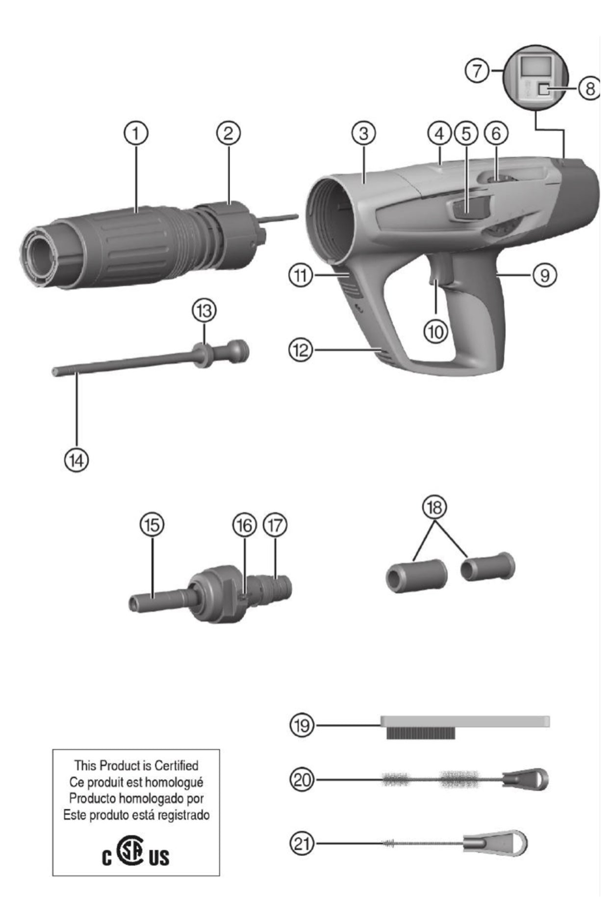 HILTI DX 5 PARTS