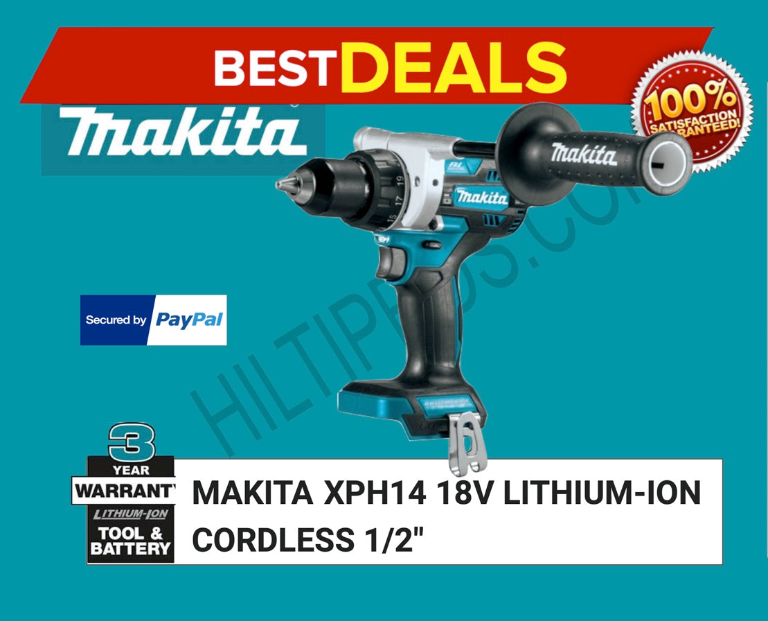 MAKITA XPH14 18V LITHUIM-ION CORDLESS  1/2", BRAND NEW