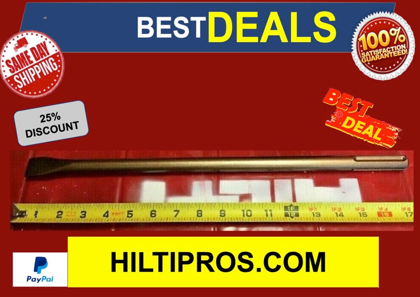 HILTI CHISEL NARROW SDS MAX 1" X 17" PREOWNED