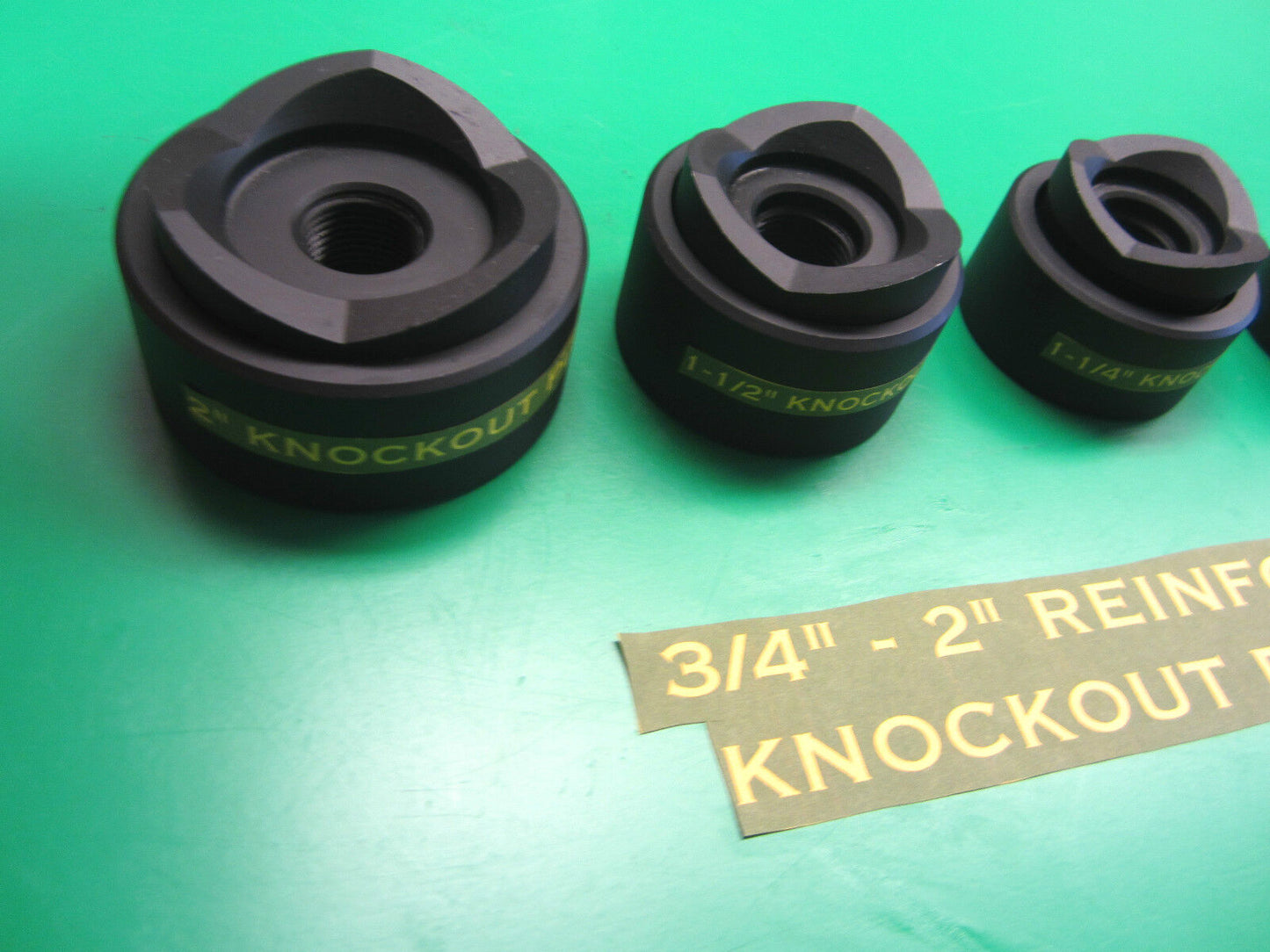 GREENLEE  STYLE  3/4 TO 2" CONDUIT KNOCKOUT PUNCH  , 5 PCS ,